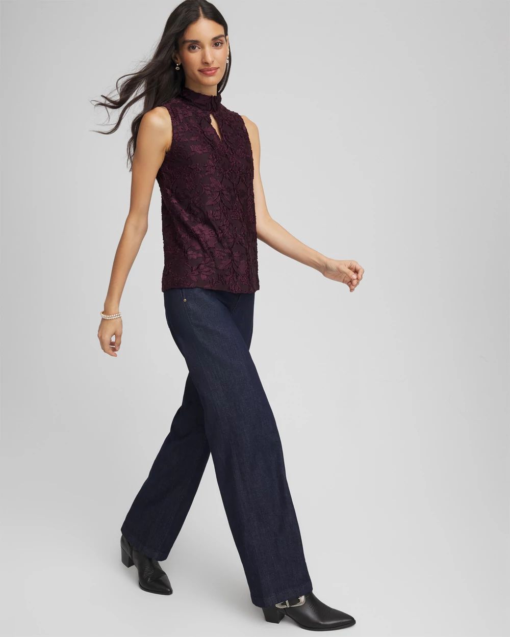 Burnout Mockneck Tank | Chico's